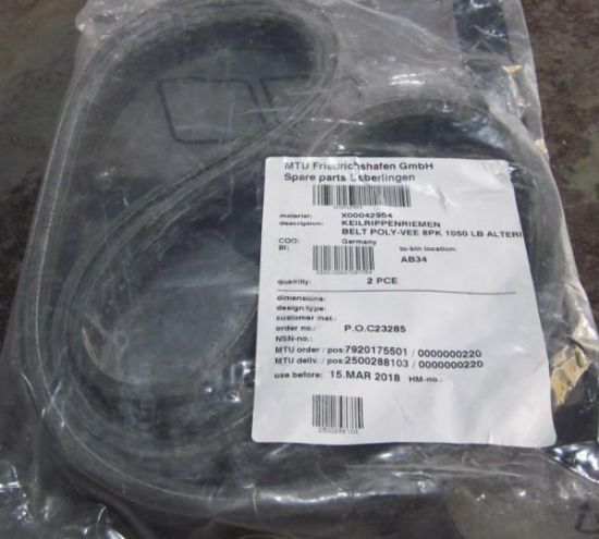 Picture of BELT POLY-VEE 8PK 1050 LB ALTERNATOR