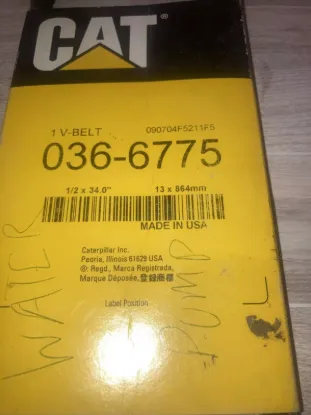 Picture of VEE BELT 1/2X34