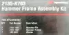 Picture of HAMMER FRAME ASSEMBLY KIT