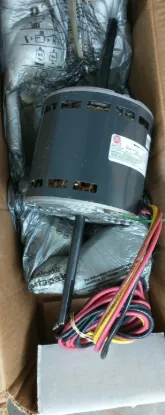 Picture of BLOWER FAN MOTOR HP-1/3, RPM-1075/2SPD, AMPS-2.5, PHASE-1