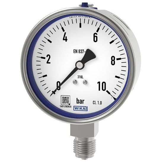 Picture of Bourdon Tube Pressure Gauge, Stainless Steel