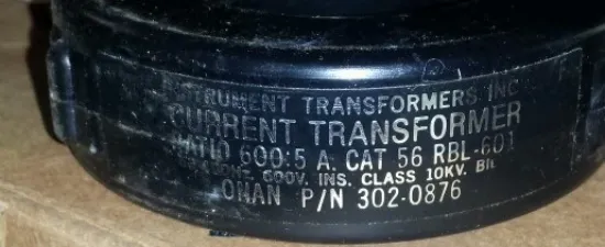Picture of CURRENT TRASFORMER